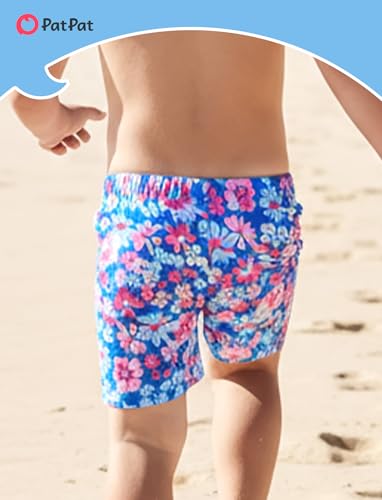 Image of PATPAT Family Matching Swimsuits: Mommy and Me One Shoulder Colorblock Bathing Suits One Piece Swimwear Sets