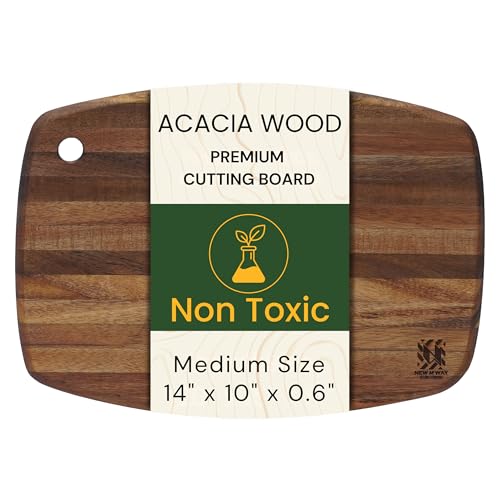 Tabla Ovalada de Madera Acacia 35x25 cm con Asa miniatura 1