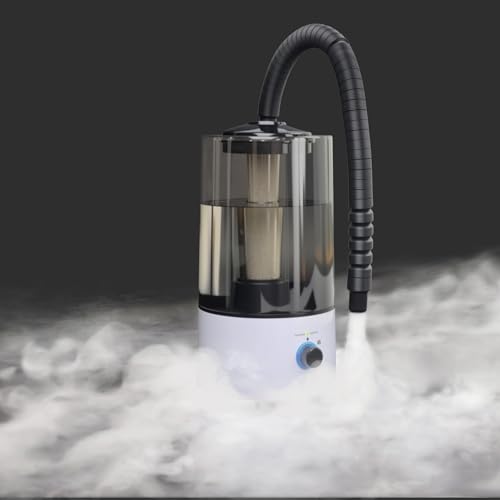Hoqqf 4L Reptile Humidifier Fogger with Extended Hose - Adjustable & Quiet...