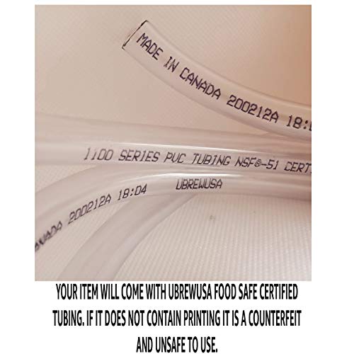 fermtech - auto siphon mini with 6 ft of food safe tubing amp clamp - easy home brewing winemaking kit complete system for beer wine liquid transfer amp fermentation tools - perfect for small batches