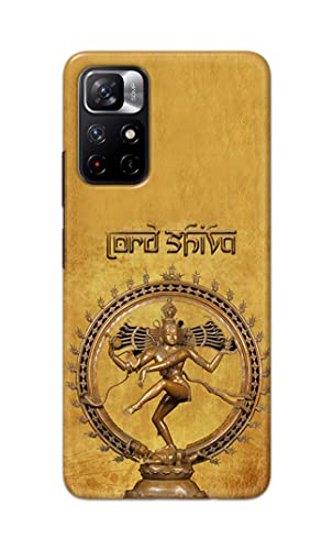Image of PRINTFIDAA Lord Shiva As Nataraj Printed Designer Hard Case for Poco M4 Pro (5G) Back Cover -(e) RPM1004