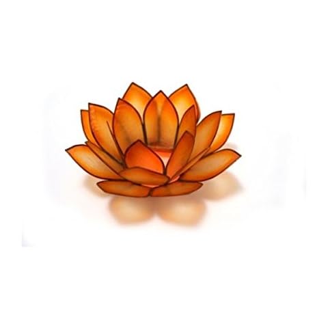 Om Gallery Lotus Tea Light- Mango Cover