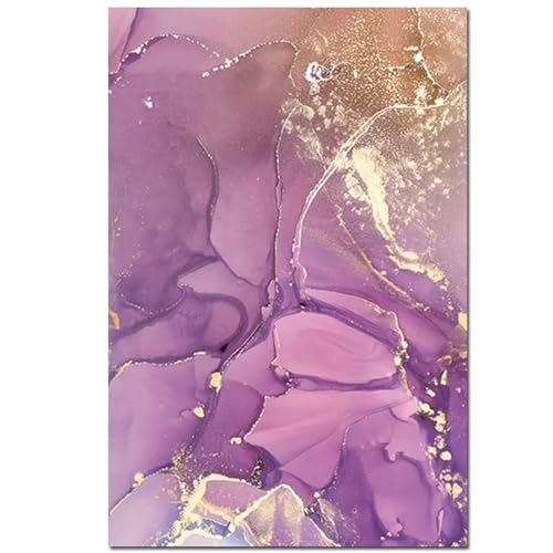 Toile pour décoration de salon style marbre abstrait x2