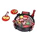Jouets de Cuisine, Outils complets Jouets de Camping pour Enfants avec Aliments grillés au Four pour Enfants pour Cadeau pour Jouets de Camping