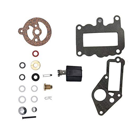 Kit carburateur 382048 flotteur joint moteur hors bord Johnson Evinrude 9.5 HP 1964 1973 765630