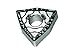 Walter Tools WNMG080408-FP5 WPP10S Carbide Tiger-Tec Negative Indexable Turning Insert, 0.031" Corner Radius, 0.500" IC, 0.187" Thick, 0.008" - 0.079" Depth of Cut (Pack of 10)