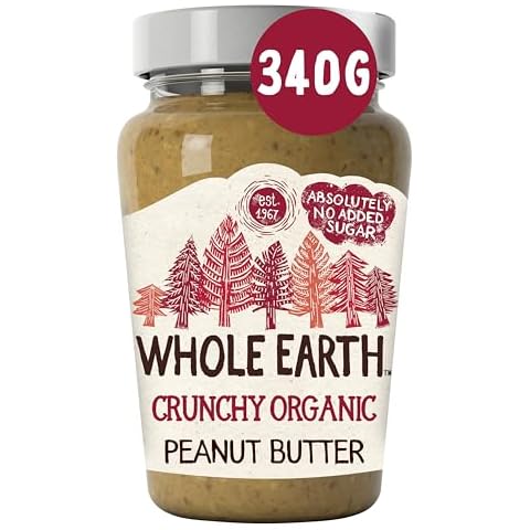 Whole Earth Crunchy Organic Peanut Butter, 340 g Cover