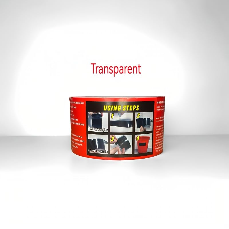 Leak-Proof Tape for Indoor and Outdoor Use, Perfectly Compatible with Home, RV, Roof, Pipes, Pools Waterproof Sealing and Repair Tape