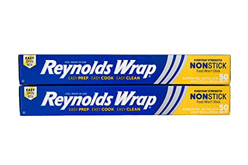 Reynolds Wrap Heavy Duty Non-stick Aluminum Foil 40 Sq. Ft. 2-pack