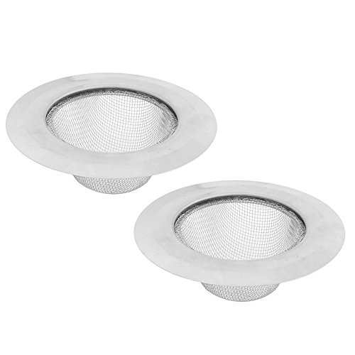 Colador de fregadero de acero inoxidable 4.5 pulgadas (Pack 2)