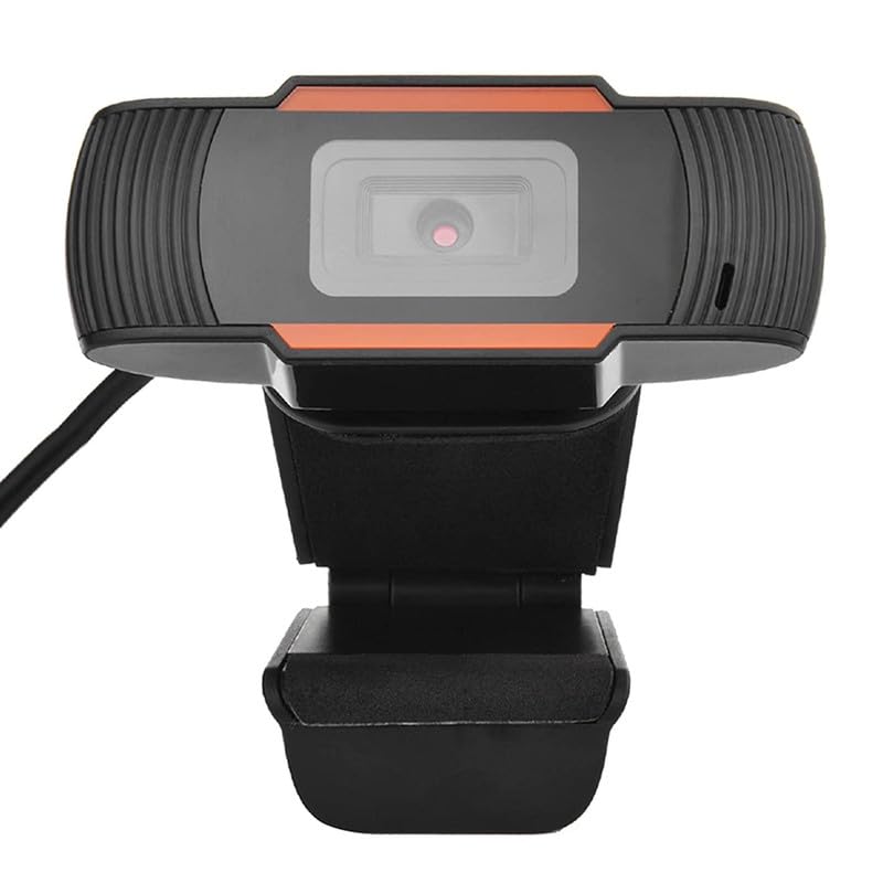 Cospex HD Webcam USB Camera Drive-Free Web Cam Online Studying Meeting Calling Video Camera Built-in c Wide Compability for Desktop Laptop Plug and Play