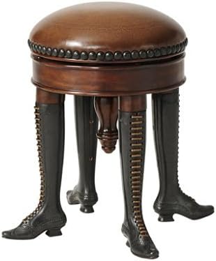 Theodore Alexander Unique Decorative Piano Stool ‘A Curious Stool’ Model #4421-001 ~ New