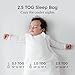 KYTE BABY Unisex Rayon Made From Bamboo Sleep Bag for Babies and Toddlers, 2.5 Tog (Medium, Cloud)
