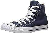 Typische Gummizehenkappe Converse Chuck Taylor All Star, Unisex-Erwachsene Hohe Sneakers, Blau (Navy Blue), 40 EU