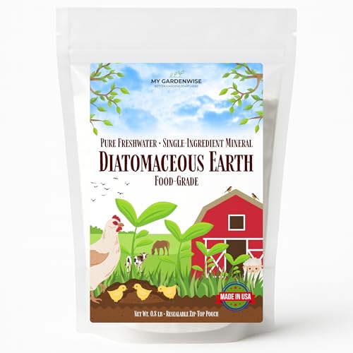 Image of Diatomaceous Earth Food Grade - Diatomaceous Earth (DE) Powder - Pets & Plants Safe - Made in USA (0.8 lb)