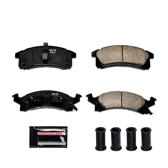 Image of PowerStop Front Brake Pads for Buick Skylark 1990-95 |Chevrolet Beretta 1992-95 |Cavalier 1992-95 |Corsica 1992-95 - Z23 Carbon-Fiber Ceramic Brake Pads with Installation Hardware, Z23-506