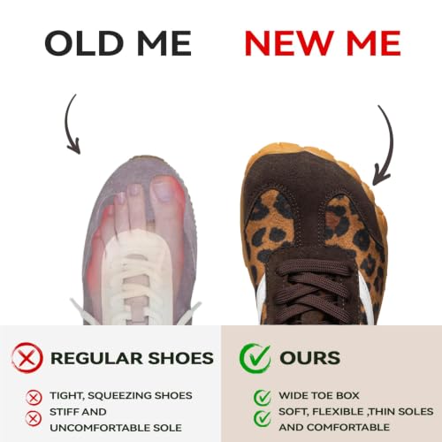 Image of Barefoot Shoes Women Casual Sneakers,Wide Toe Box Shoe Women Zero Drop Shoe