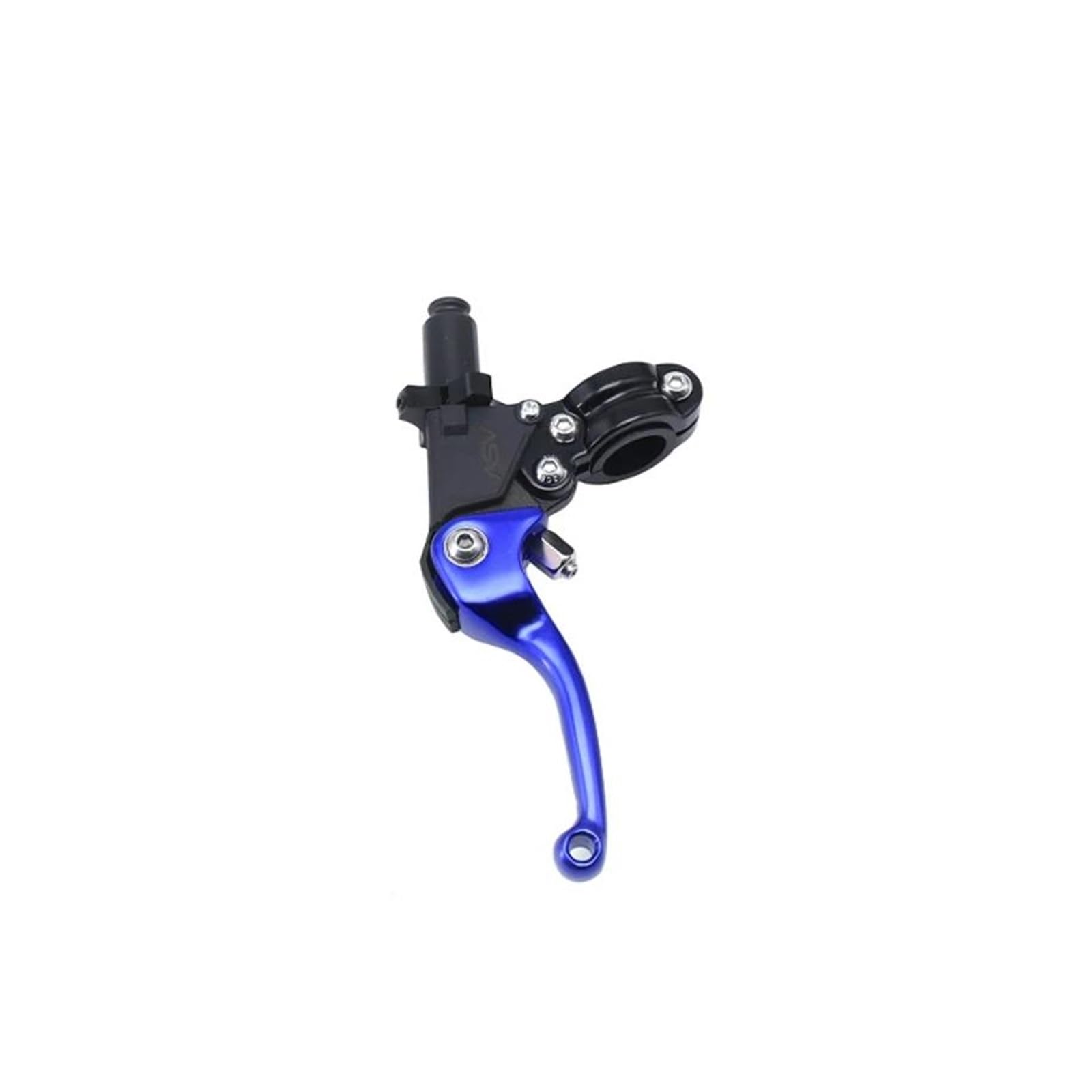 SUPER DAFI Brake Clutch Levers Universal 22MM Diameter Aluminum Adjustable Motorcycle Brake Handlebar Modified Clutch Lever Clutch Brake Lever(Short Blue)
