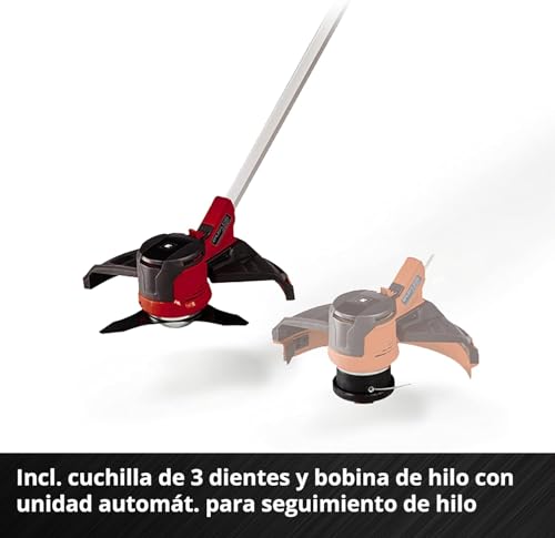 Miniatura 9 de Einhell Desbrozadora Inalámbrica Agillo - 36 255 Bl Pxc. 2 X 18 V, Sin Escobillas, Control Electrónico De Velocidad, Hoja De 3 Dientes, Sistema De Bloqueo Del Eje, Sin Batería Y Cargador