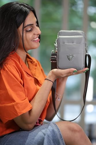 Image of J I Women's Small Cross-Body Phone Bag Stylish Mobile Cell Phone Holder Pocket Purse Wallet Sling Bag Mini Shoulder Bags