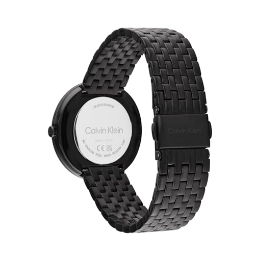 Calvin Klein black stainless steel luxury watch – image 3