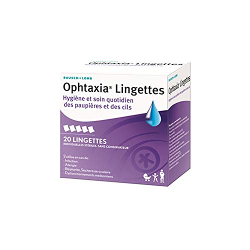 Preisvergleich Produktbild Bausch + Lomb Ophtaxia Reinigungstücher, 20 Stück