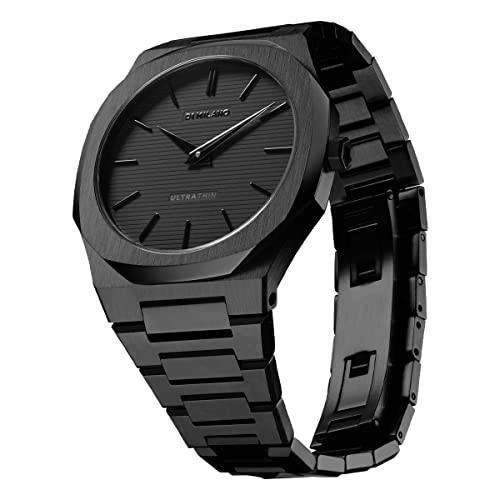 D1 Milano Stainless Steel Analog Black Dial Men Watch-Utbjsh, Black Band - Image 2