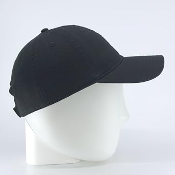 Plain Basic Bold Cotton Adjustable Dad Hat Baseball Cap