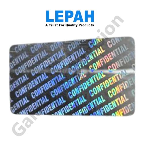 Image of LEPAH Confidential,25mm x 50mm Hologram Stickers, 1800 Pcs | Tamper-Evident