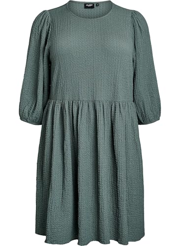 Zizzi Flash Damen Große Größen Kleid 3/4 Ärmel A-Linie Größen Gr L Balsam Green Zizzi Flash Damen Große Größen Kleid 3/4 Ärmel A-Linie Größen Gr L Balsam Green