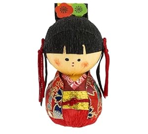 Tierra Zen Tentetieso Okiagari Hime Pappmaché Figur