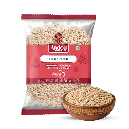 Aadey Foods Sunflower Seeds, Rich in Dietary Fibre and Protein, Source of Iron (100 Gram)