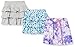 Spotted Zebra Knit Ruffle Scooter Skirts Jupe, Gris/Bleu/Violet, Sirènes/Tie-Dye, 6-7 Ans, Lot de 3