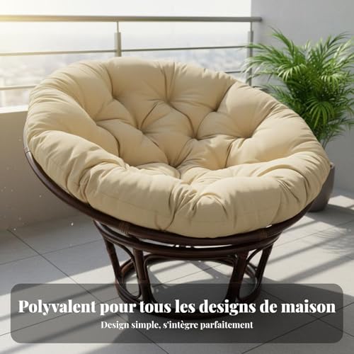 Coussin Nid D'oiseau 90CM : Solution Confort pour Chaise de Jardin