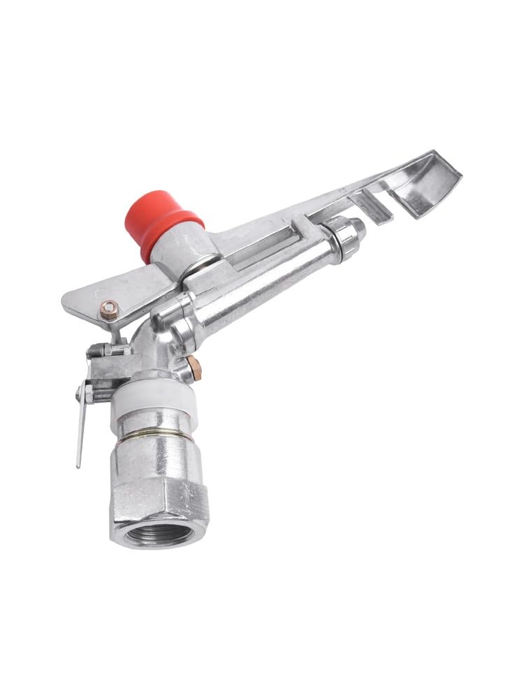 ZYWUOY Pollice per irrigatore IMPACT, spruzzatore di irrigazione ad alta pressione in lega di zinco per giardino prato colture agricole, testa di irrigazione regolabile 20-26 m