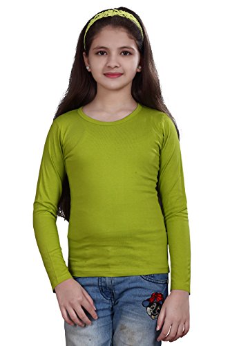 Image of SINI MINI Sinimini Plain Full Sleeve Girls Tshirt (Pack of 4)