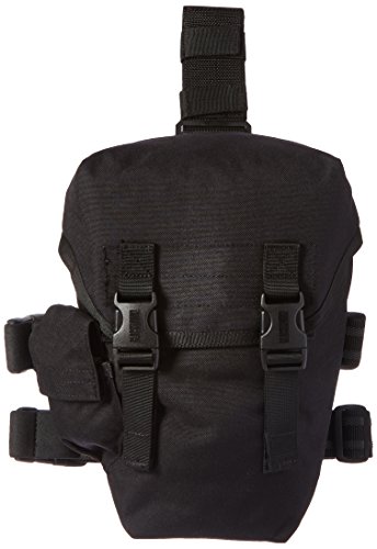 MSA 10034184 Nylon Nighthawk Military Style CBRN and Riot Control Gas Mask Pouch, Black