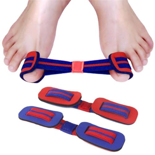 HiyyFloy Banda De Entrenamiento para Cinturón Hallux Valgus, Ejercitador De Nailon para Enderezar Pulgar, Banda De Ejercicio para Dedo Gordo del Pie, Cinturón Correctivo, Banda Elástica Correctiva