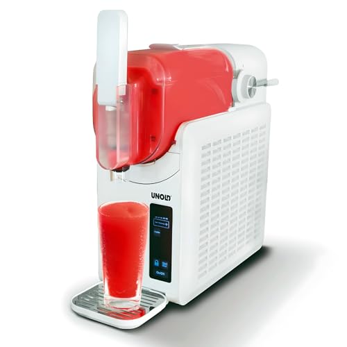 Unold Susi Multifunction Slush Machine and Frozen Drinks Maker 48940 for Home - 2L 5-in-1 Frozen Desserts - Slushie, Cocktail, Milkshake, Wine, Frappe - No Ice Needed - 220W Self-Cooling Compressor