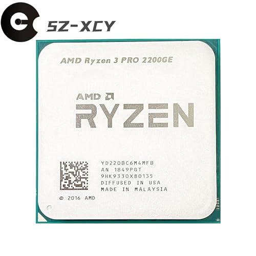 Ryzen 3 Pro 2200GE : processeur informatique multithread 4 Mo cache pour PC fluide
