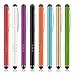 Produktbild Yizhet 8X Eingabestift Stylus Stift Touch Pen Touchstift Universal für iPhone iPad Samsung und Alle Smartphone Handy Tablet mit kapazitiven Touchscreen (8Stk. 3-Ring Version)