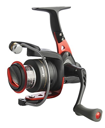 Cuscinetto anti-ritorno. Okuma Trio-80 - Mulinello Red Core FD RC-80, Colore: Nero