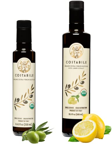 Aceite de oliva con infusión de limón y blend clásico 25.35 fl oz