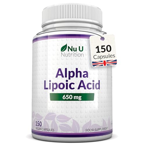 Nu U Nutrition Alpha Lipoic Acid 650mg Capsules