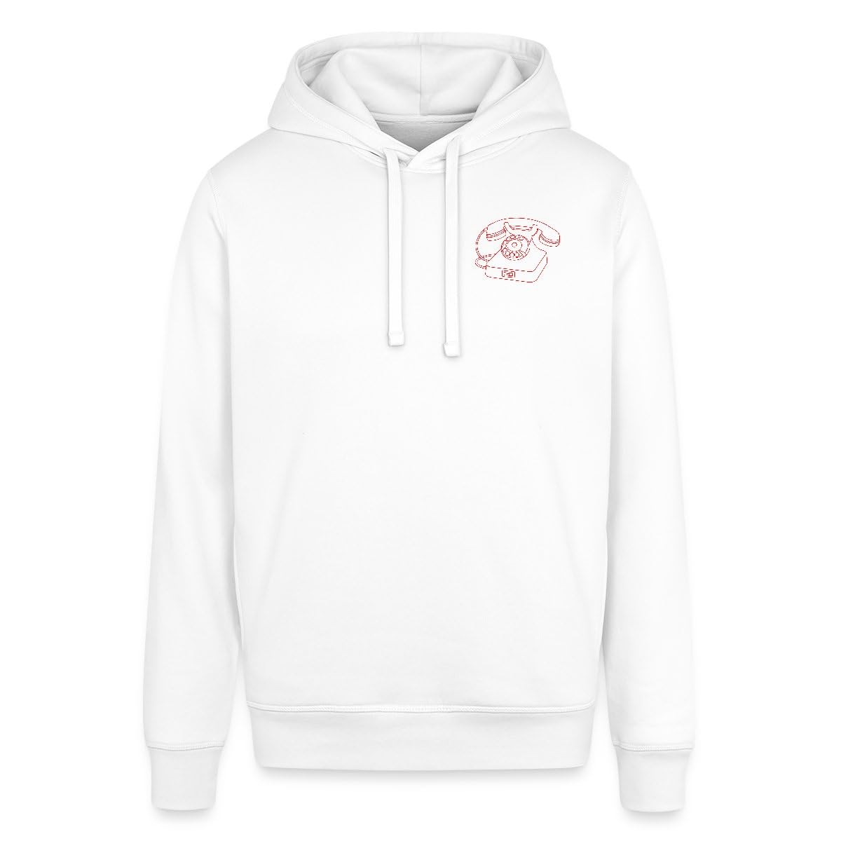Spreadshirt Die DREI Fragezeichen 4. Detektivin Telefon Unisex Bio Hoodie