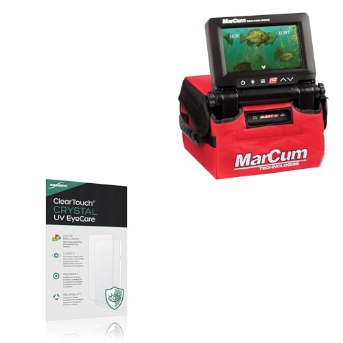 BoxWave Screen Protector Compatible With MarCum Quest HD - ClearTouch Crystal Anti-UV EyeCare (2-Pack), Filters out Harmful Blue Light Reduce Fatigue