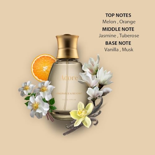 Image of Fragrance & Beyond Ombre Eau de Parfum & Adore Eau de Parfum for Women (100ml) - French Luxury Blend with Orange Blossom, Jasmine & Madagascar Vanilla