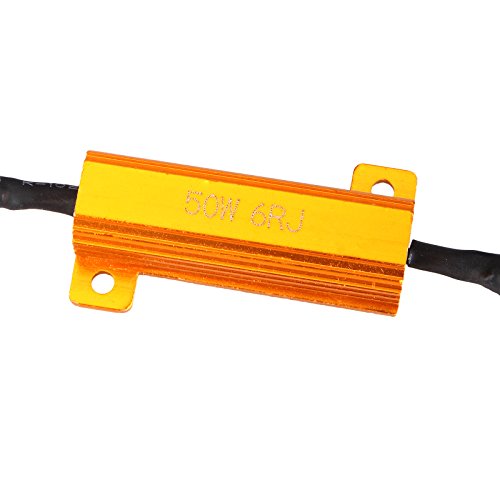 Resistor LED Decoder 9005 HB3 50W para luz antiniebla miniatura 4