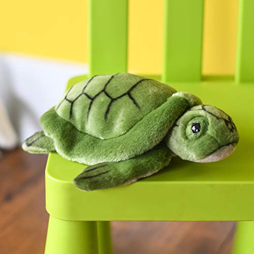 Demdaco Sea Turtle Aquatic Nautical Green 10 Inch Children's Soft Plush Stuffed Animal Toy #TOP6