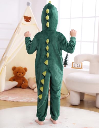 Image of Veseacky Family Christmas Pajamas Matching Sets Adult Onesie Zipper Hooded Footed One-Piece Pjs Jumpsuits